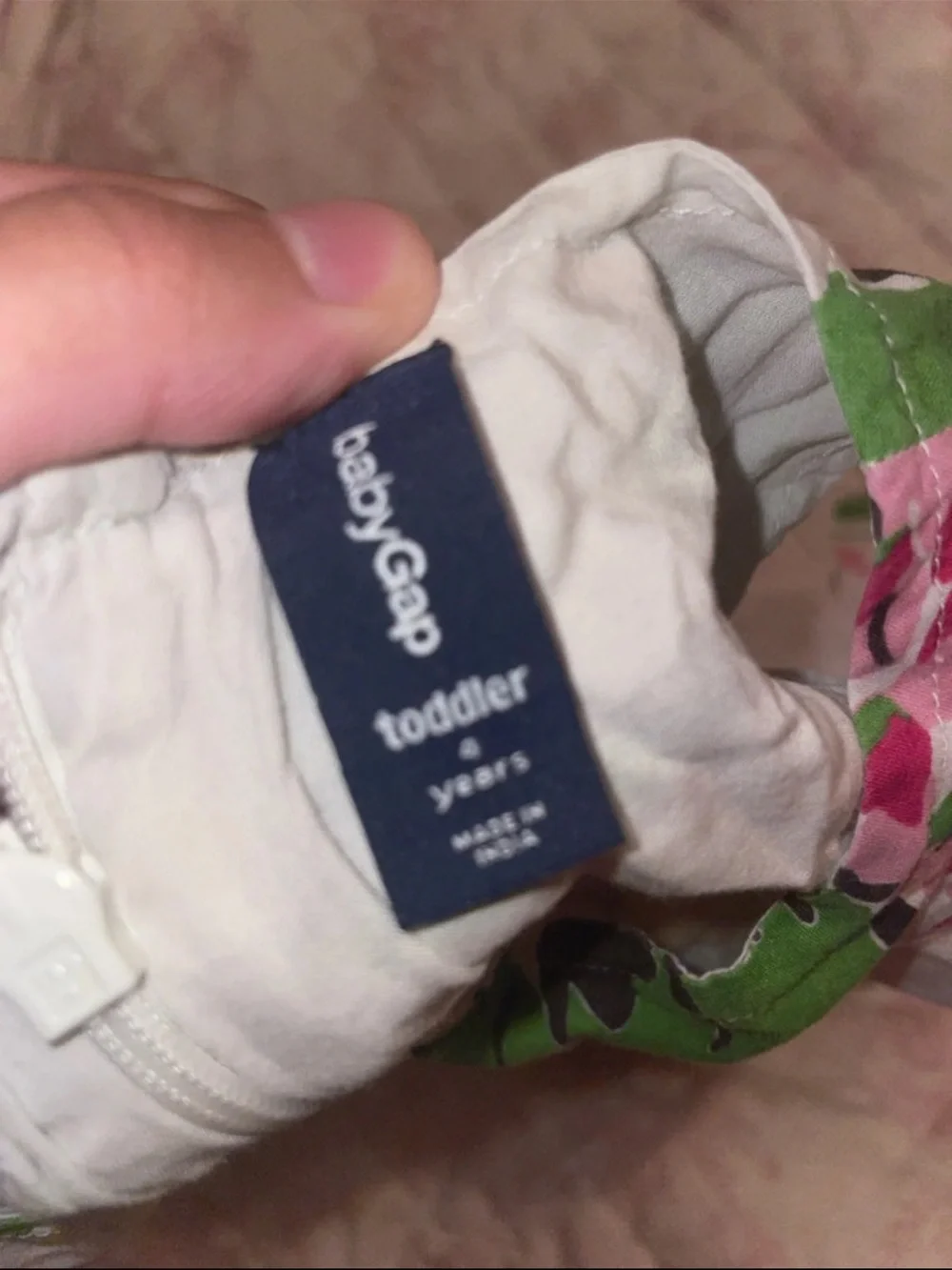 GAP Floral Tea Dress — Pink & Green